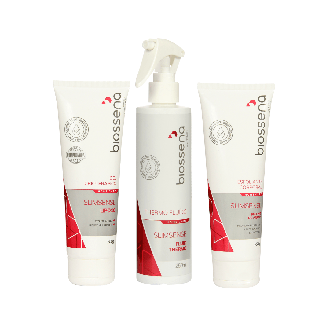 Combo Esfoliante Corporal + Thermo Fluído + Gel Crioterápico - Loja Biossena