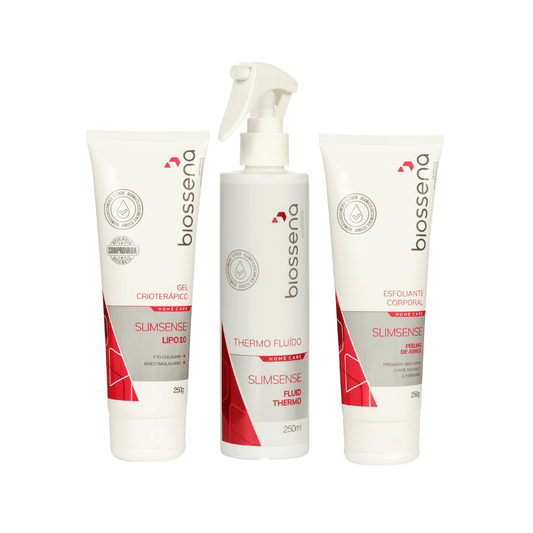 Combo Esfoliante Corporal + Thermo Fluído + Gel Crioterápico - Loja Biossena